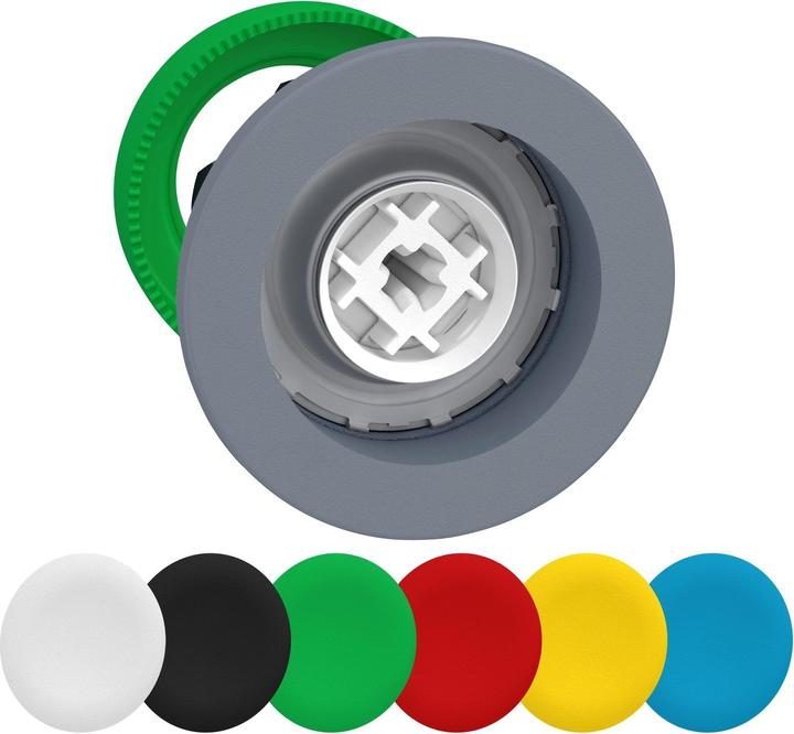 Actual product image Schneider Electric Pushbutton, plastic, front, 30mm, ZB5FACUST08