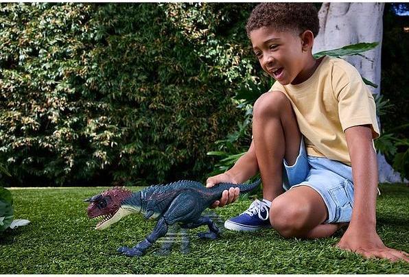 Image du produit Mattel Jurassic World Charge 'N Chomp Carnotaurus