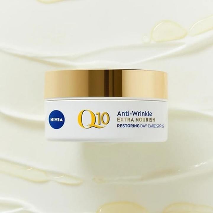 Actual product image NIVEA Q10 Power Anti-Wrinkle + Extra Nourishing (50 ml, Day cream, SPF 15)