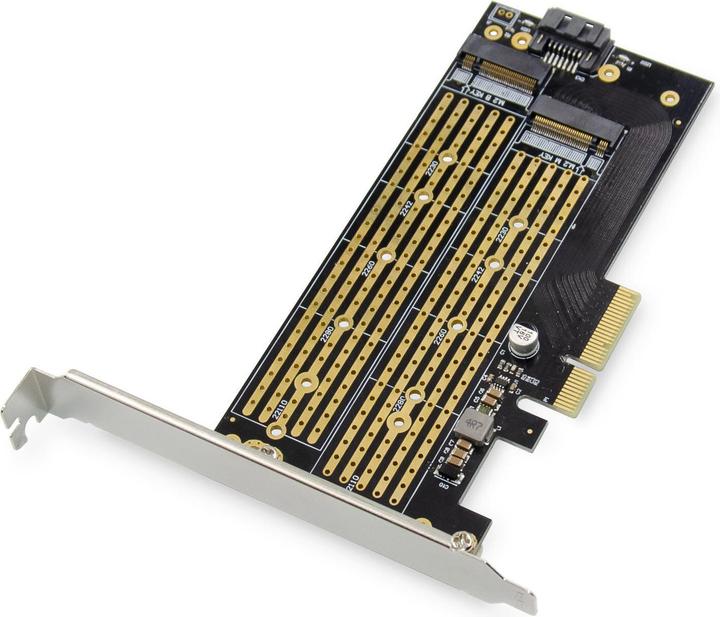 Actual product image Digitus M.2 NGFF / NMVe SSD PCI Express 3.0 (x4) Add-On Card