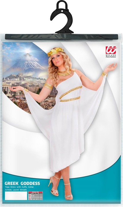 Produktbild Widmann GRIECHISCE GÖTTIN (Kleid mit Mantel und Armbändern, Halsband, Armband, Loorbeerkranz), L (L)