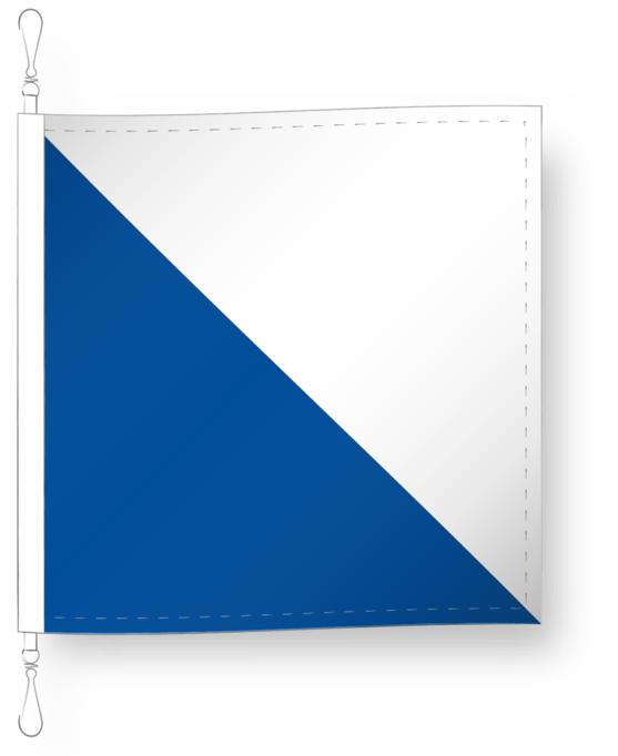 Image du produit Alpenfahnen Zürich (50 x 50 cm)