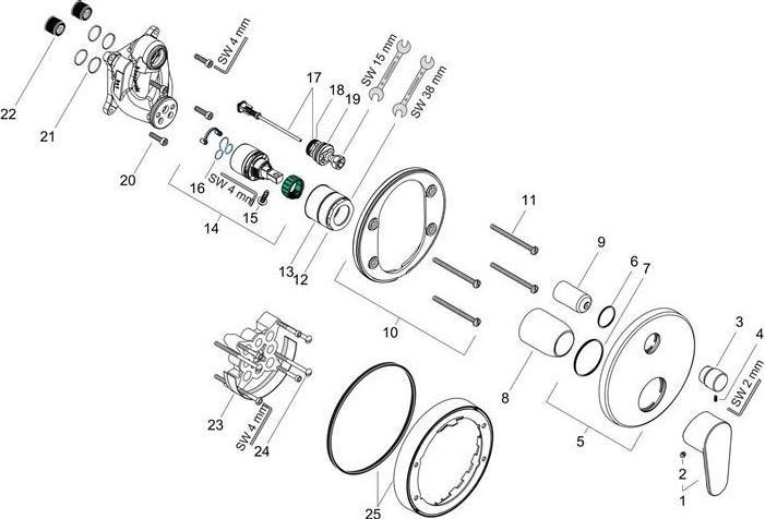 Produktbild hansgrohe Focus Chrom