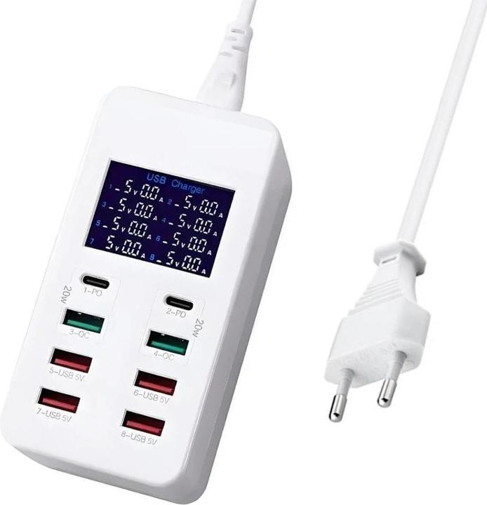 Immagine prodotto PowerGuard 8-Fach Smart USB Charger (60 W)