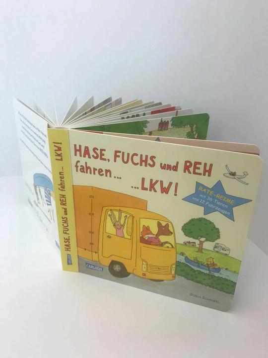 Produktbild Hase, Fuchs und Reh fahren... LKW! (Deutsch, Dunja Schnabel, 2017)
