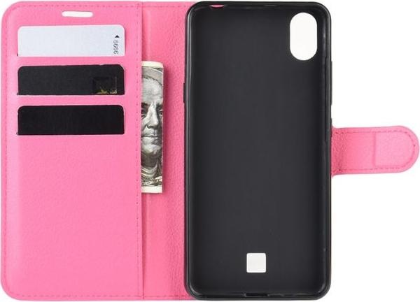 Actual product image MU Classic Litchi Leather Bookcover Series (Huawei P20 Lite (2019))
