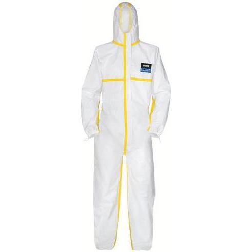 Uvex Safety, Arbeitsjacke, Disposable Coverall chem light (S)