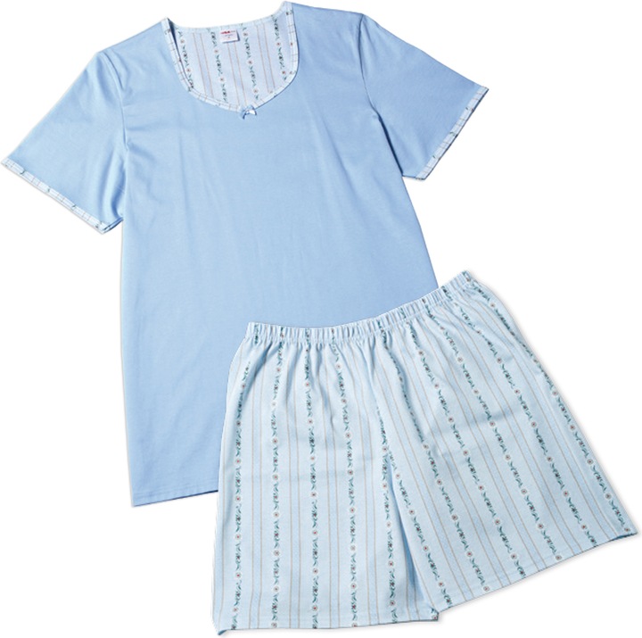 Actual product image ISA Bodywear Short pyjamas with V-neck (M)