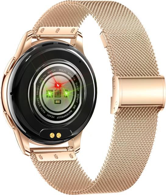 Actual product image Burga Veltori VT300-1 Damen-Smartwatch mit goldenem Armband