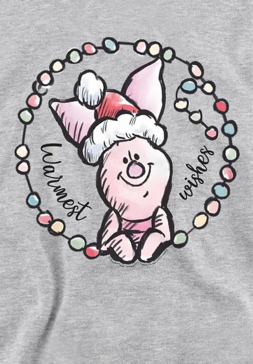 Produktbild Winnie the Pooh Warmest Christmas Wishes Kapuzenpullover meliert (128)