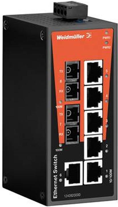 Weidmüller IE-SW-BL08T-6TX-2SC (6 ports)