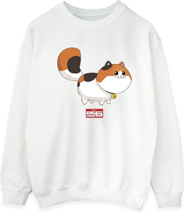 Actual product image Disney Mens Big Hero 6 Baymax Kitten Pose Sweatshirt (3XL)