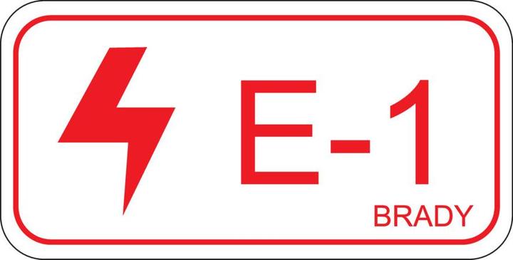 Produktbild Brady Etiketten für Energiequellen, elektrischer Bereich