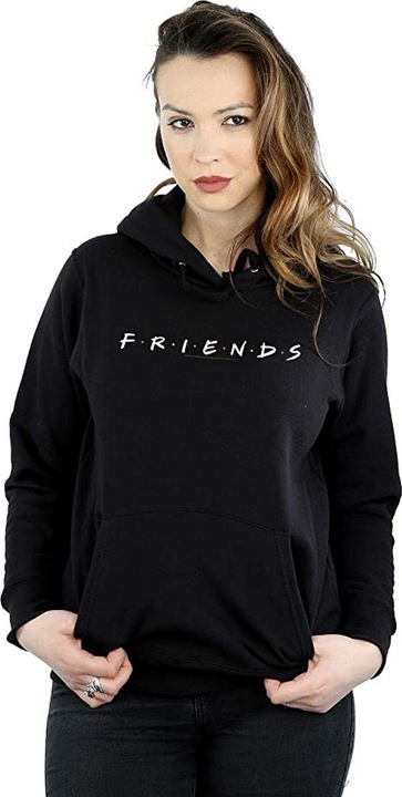 Immagine prodotto Friends Felpa con cappuccio in cotone con logo (M)