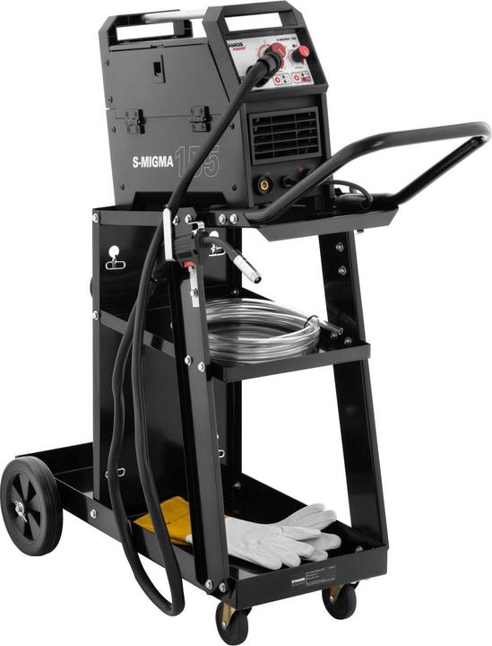 Image du produit Stamos Schweisswagen 3 Etagen Werkstattwagen Schweissgerätewagen Schweissmobil 80 kg