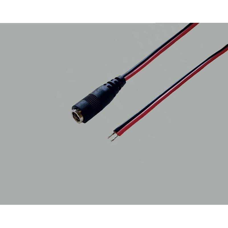 Thumbnail - BKL Electronic DC-Anschlusskabel, Zwillingsleitung, Elektronikkabel + Stecker, Rot, Schwarz