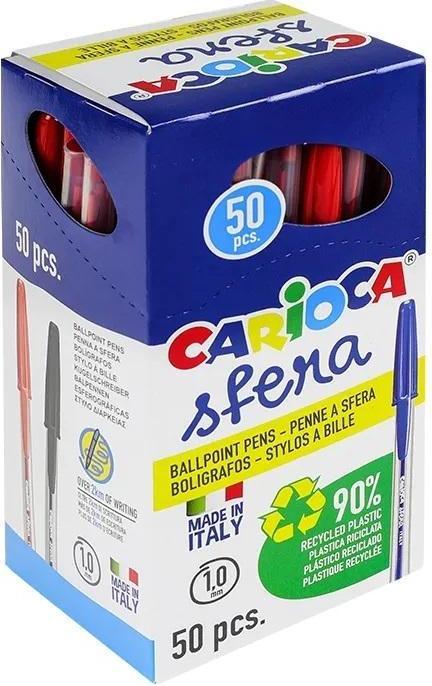 Carioca SFERA Flowpack Box, 50 pieces, red (50x)