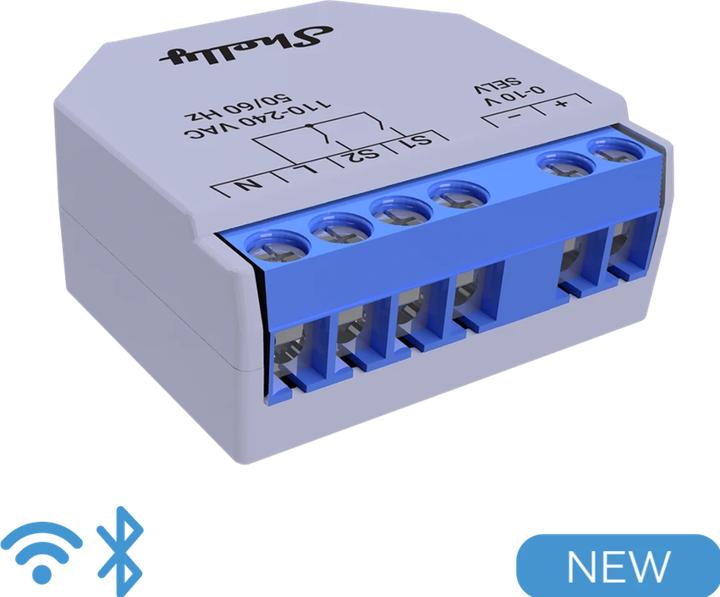 Image du produit Shelly Plus Variateur 0-10V (Actionneur de commutation)