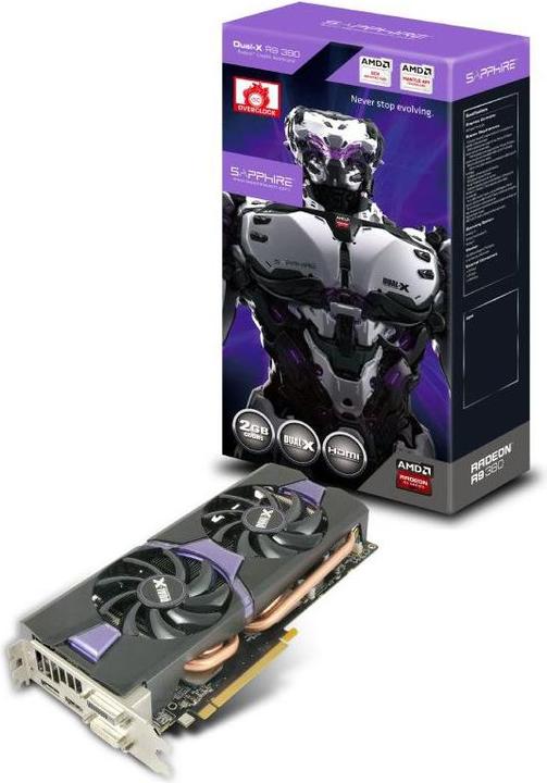 Produktbild Sapphire R9 380 Dual-X OC (2 GB)