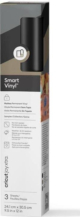 Actual product image Cricut Smart Vinyl Permanent Joy Xtra 241x305cm 3 sheets Classics Sampler (P)