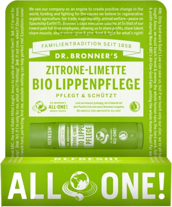Produktbild Dr. Bronner's Lippenbalsam Zitrone-Limette (Lippenbalsam, 4 ml)