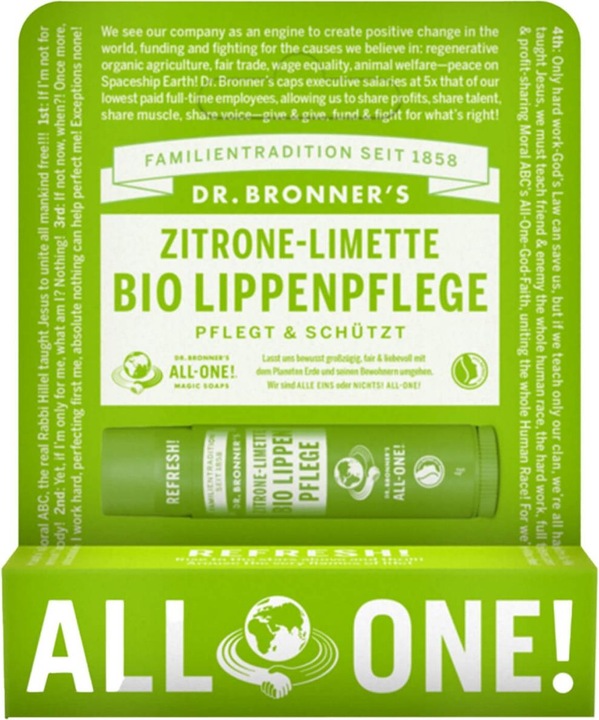 Immagine prodotto Dr. Bronner's balsamo per le labbra (Balsamo, 4 ml)