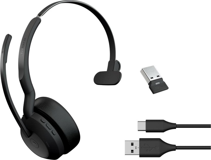 Produktbild Jabra Evolve2 55 MS Mono USBA (Kabellos, USB-A)