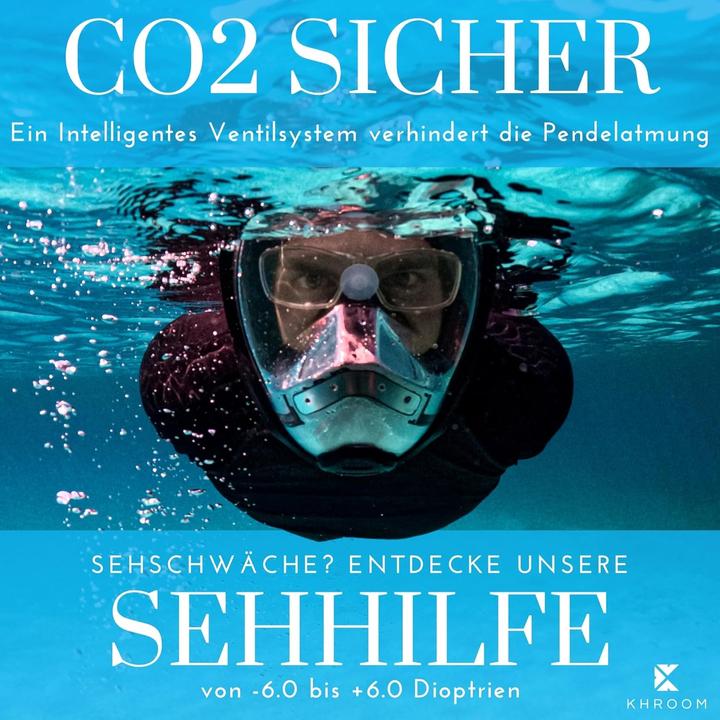 Actual product image Khroom Vollgesichts-Schnorchelmaske