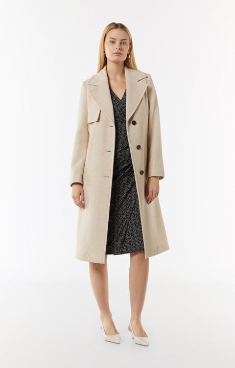 Image du produit Comma Kleid Gemustertes Midi-Kleid in Wickeloptik (46)