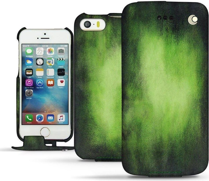 Actual product image Noreve Leather cover vertical (Apple iPhone SE)