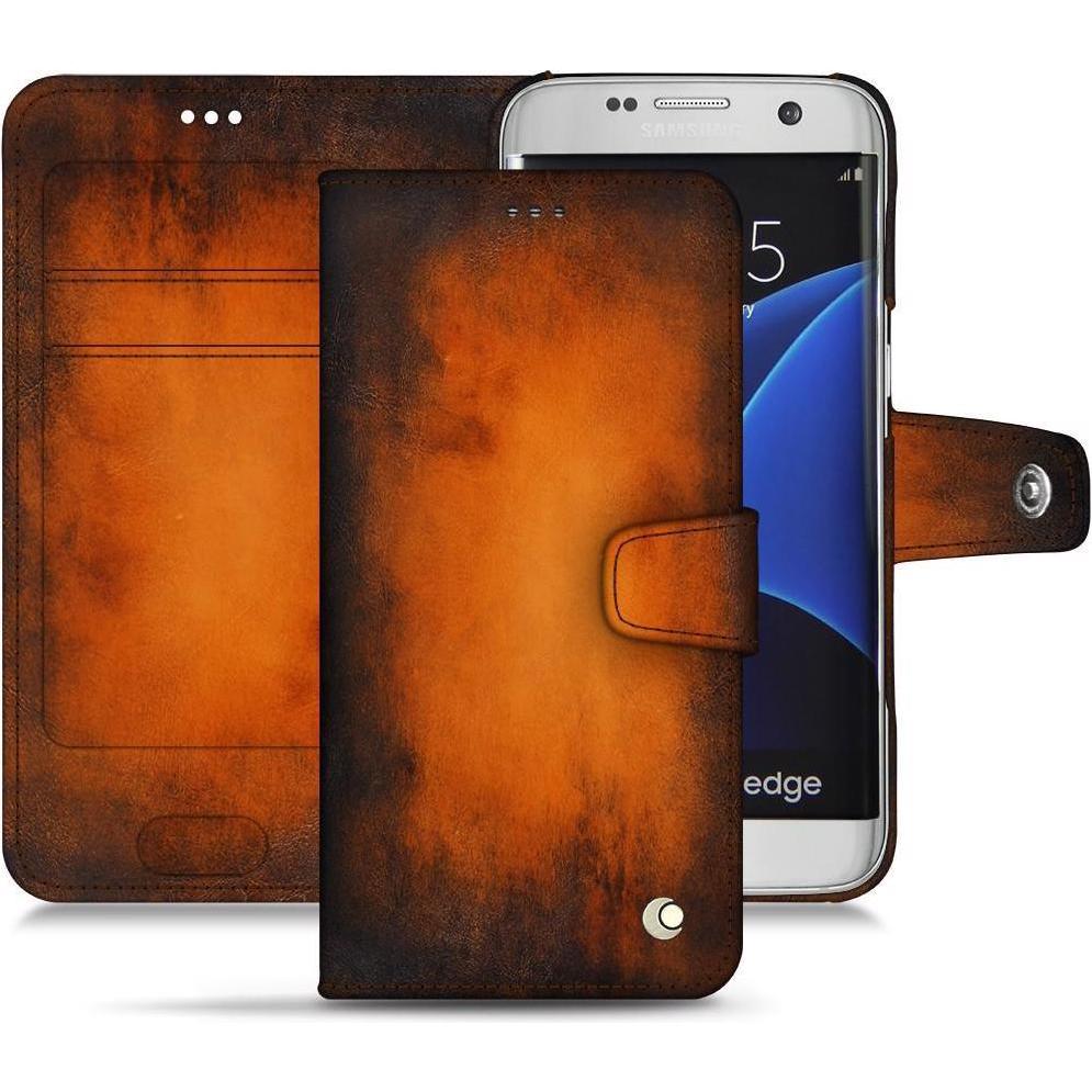 Thumbnail - Noreve Lederschutzhülle Wallet (Samsung Galaxy S7 Edge), Smartphone Hülle, Violett