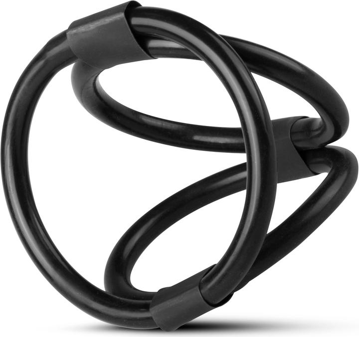 Actual product image Easytoys Triple cock and ball ring (5.50 cm)
