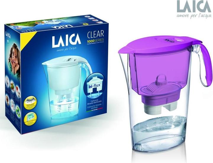 Image du produit Laica Filtravimo ąsotis Clear J11AG (rožinė) + wkład Bi-flux (2.25 l)