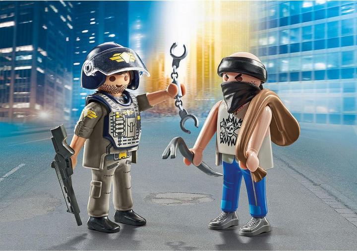 Actual product image Playmobil DuoPack SWAT & Bandit (Playmobil Action Heroes)