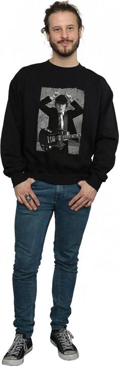 Produktbild AC/DC Angus Young Distressed Foto Baumwolle Sweatshirt (3XL)