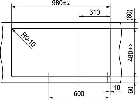 Actual product image Franke Spark SKX 651 (Top-mounted sink, 100 cm, 50 cm)