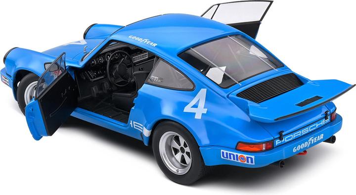 Produktbild Solido 1:18 Porsche 911 IROC #4 1974 blau