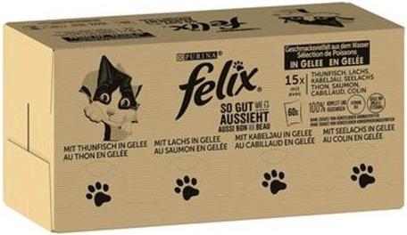 Actual product image Felix Fish (tuna, salmon, cod, saithe) (Adult, 120 pcs., 10200 g)