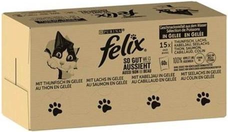 Felix Pesce (tonno, salmone, merluzzo, merluzzo carbonaro) (Adulto, 120 pz., 10200 g)