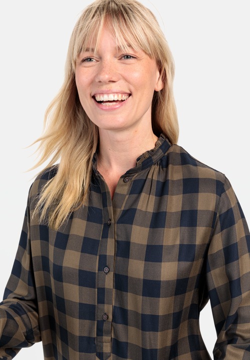 Actual product image Camel Active Regular fit checked viscose blouse (M)