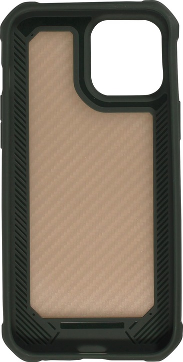Actual product image PhoneLook Military Elite compact cover with semi-transparent carbon backing (Apple iPhone 14 Pro)