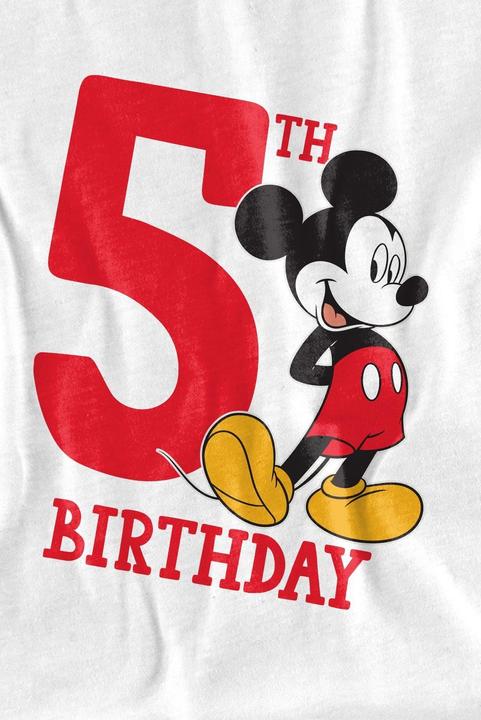 Immagine prodotto Disney Maglietta 5° Compleanno Topolino Bambini (128)