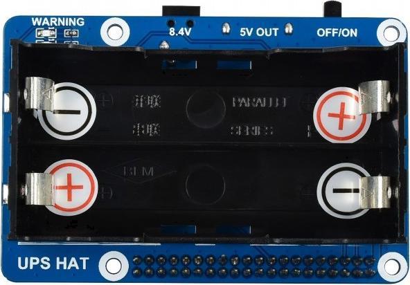 Produktbild WaveShare USV HAT für Raspberry Pi Unterbrechungsfreie Stromversorgung