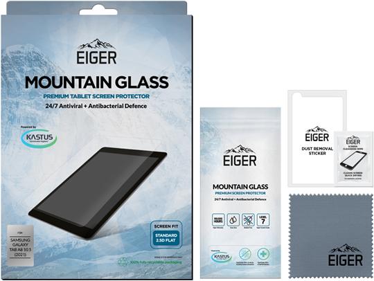 Actual product image Eiger Mountain Glass Clear Tablet (1 Piece, Galaxy Tab A8 (2021))