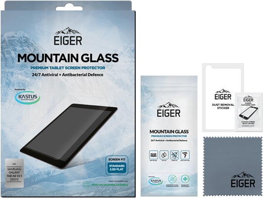 Immagine prodotto Eiger Mountain Glass Clear Tablet (1 Pezzo/i, Galaxy Tab A8 (2021))