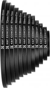 Produktbild K&F Concept Satz Reduzierringe für 11-in-1-Filter (Obektivfilter Halter)
