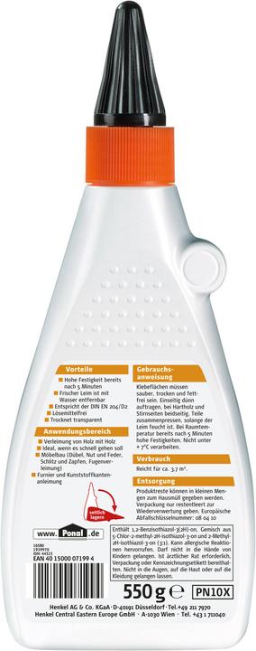 Actual product image Ponal Wood Glue Express (550 g)