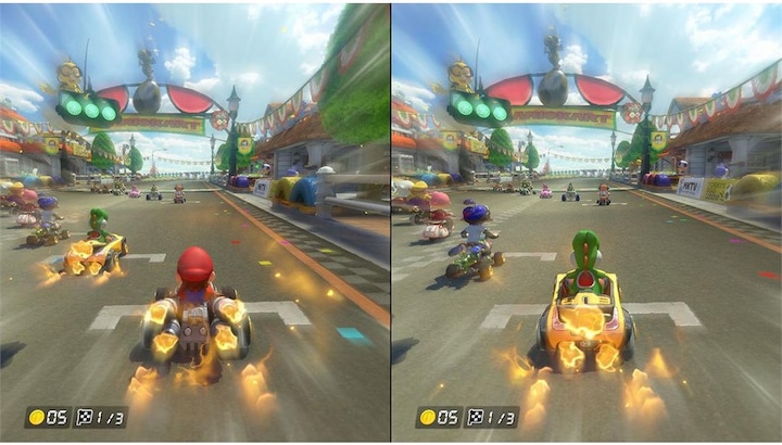 Actual product image Nintendo Mario Kart 8 Deluxe (Switch, Multilingual)