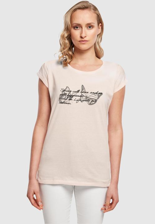 Produktbild Merchcode Ladies Spring Saying Extended Shoulder Tee - 111667 (XS)