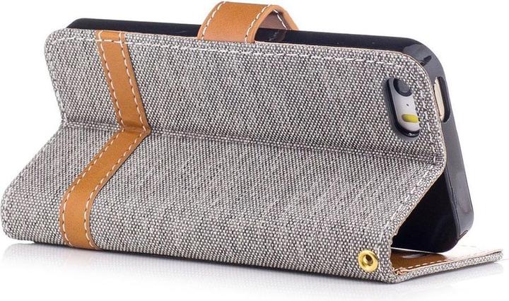 Actual product image König Design Case Mobile Protection for Apple iPhone 5 / 5s / SE Case Cover Wallet Case (Apple iPhone 5)